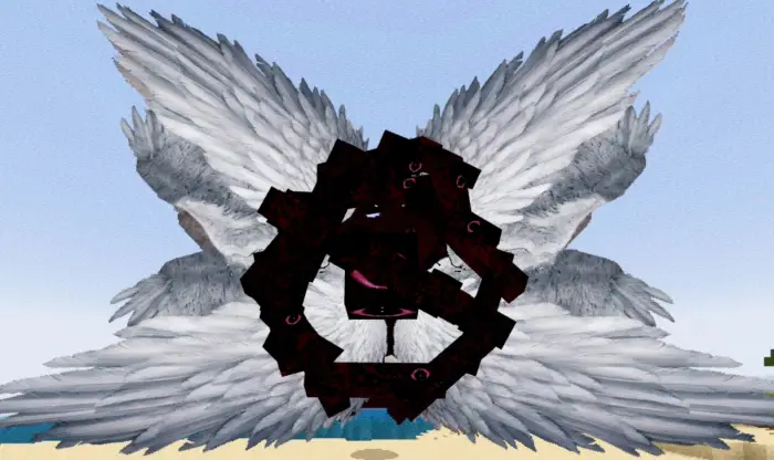 ALT text Angelic figure with many wings and eyes