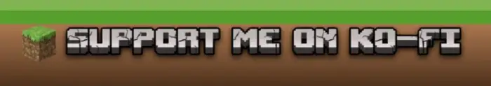 Support message with pixel block style text