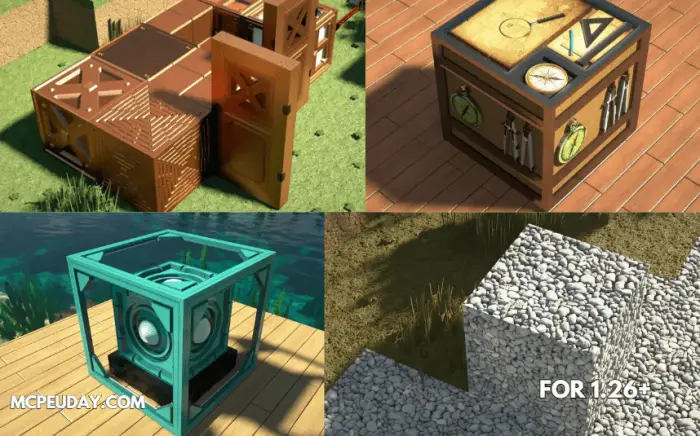Ultra-realistic blocks with glossy textures