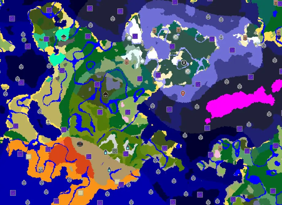 Thumbnail: All Biomes and Struectures Continent Seed