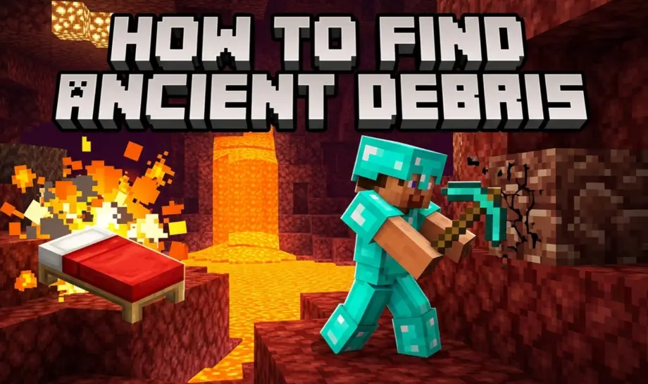 Thumbnail: How to Find Ancient Debris in Minecraft Bedrock