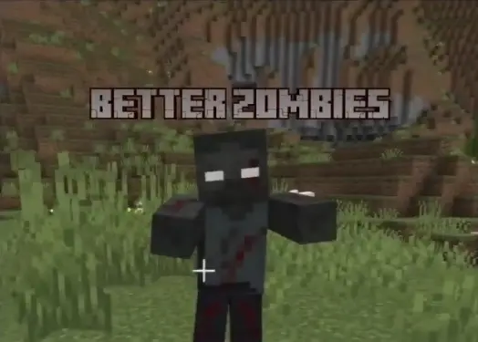 Zombie with Better Zombies text above