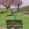 Player casting magic in a vibrant forest
