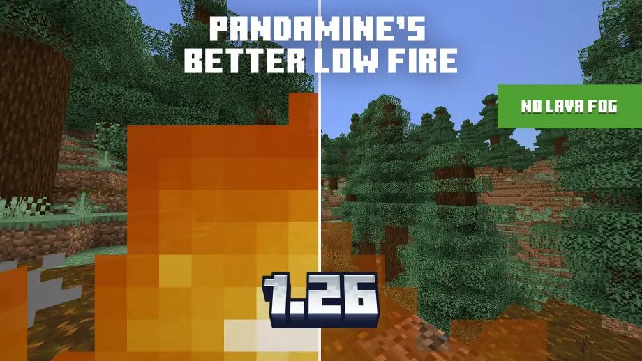 Thumbnail: PandaMine's Better Low Fire - (Low Fire + No Lava Fog)