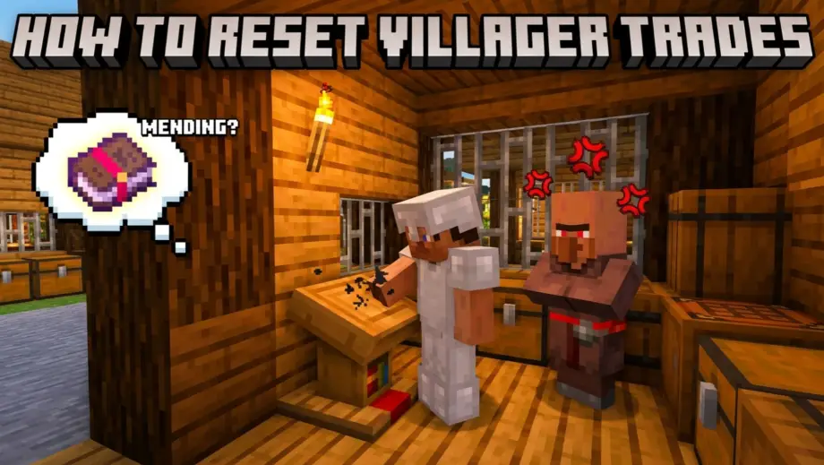 Thumbnail: How to Reset Villager Trades in Minecraft Bedrock