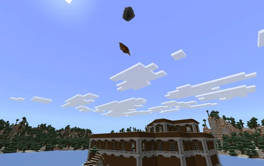 Thumbnail: Floatung Ship above the Mansion Seed