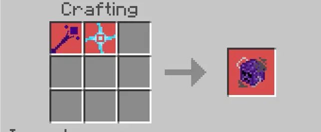 Magic wand and star crafting recipe shown