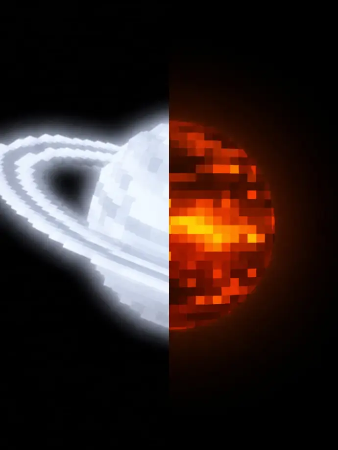 Thumbnail: Saturnus & Kepler 78B