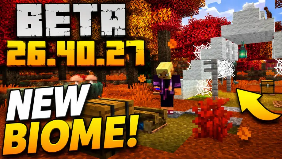 Thumbnail: Bedrock Preview 26.40.27: New Biome and Structures!
