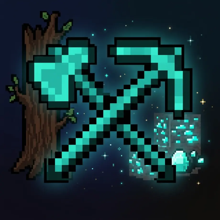 Thumbnail: CascadeMiner Add-on (VeinMiner and Treecapitor for bedrock)