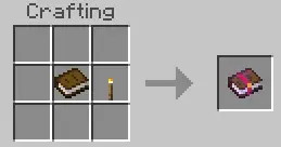 Book and torch crafting recipe for addon