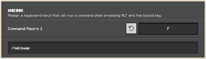 ALT Macro setup for dynamic lighting command