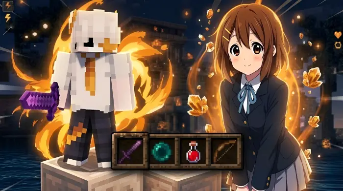 Anime-style PvP pack with glowing effects