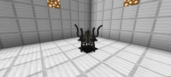 Blocky parasite mob with black tentacles