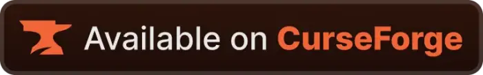 Available on CurseForge button