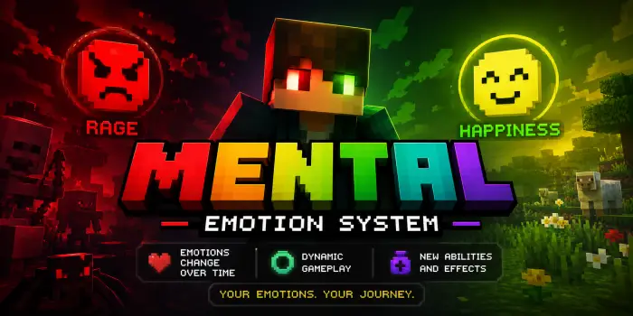 Player with rage and happiness emotion icons