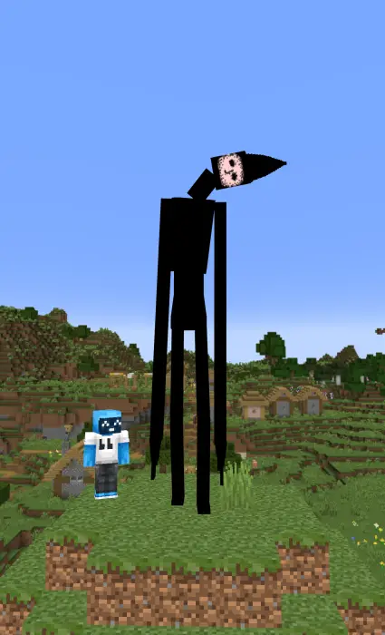 Tall, shadowy creature with cone-shaped head