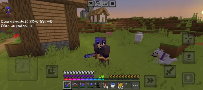 Enhanced game interface with HUD elements