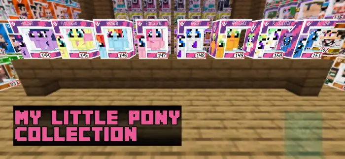 My Little Pony Funko figures on display