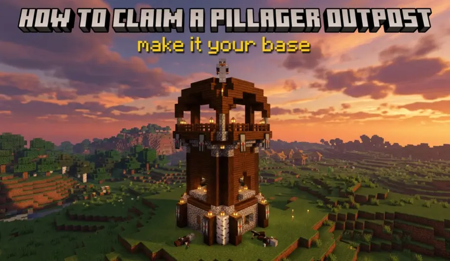 Thumbnail: How to Claim a Pillager Outpost in Minecraft Bedrock