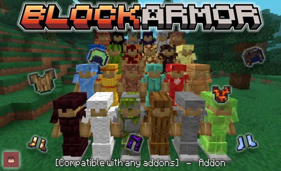 Thumbnail: BlockArmor - Compatible with any Addons - Realms!!!
