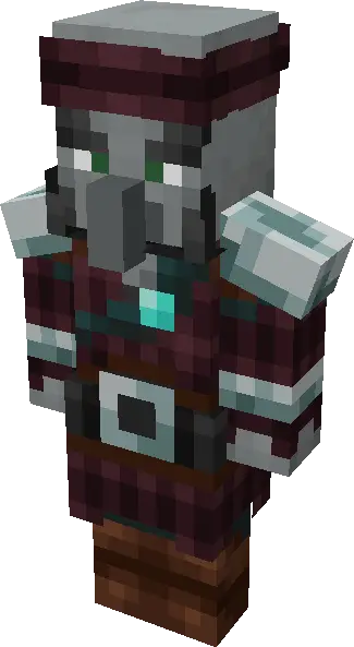 Armored hostile mob with shoulder plates