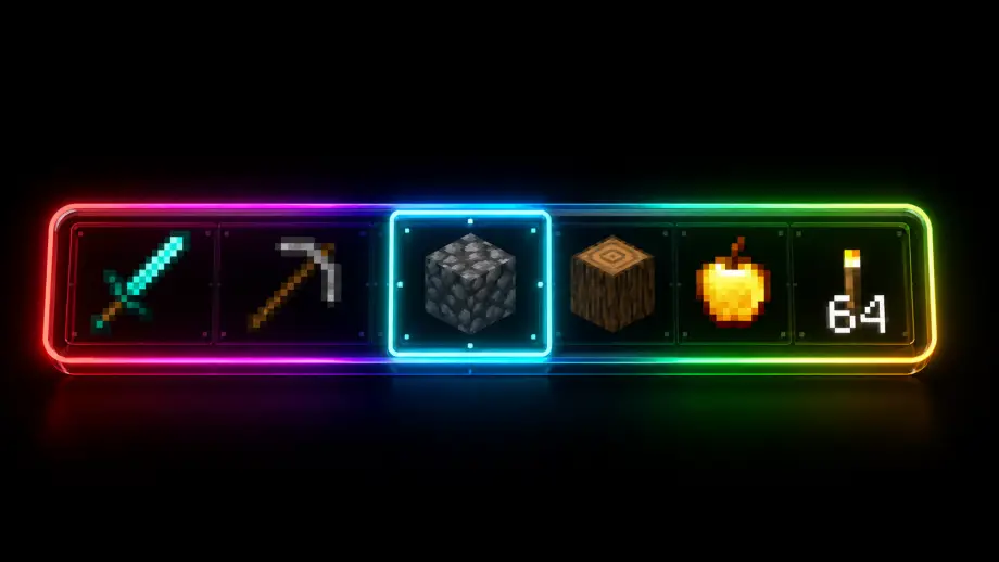 Thumbnail: CustomCraft UI PRO — RGB HUD & Custom Crosshair