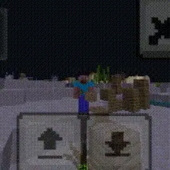 Character holding items with new offhand UI