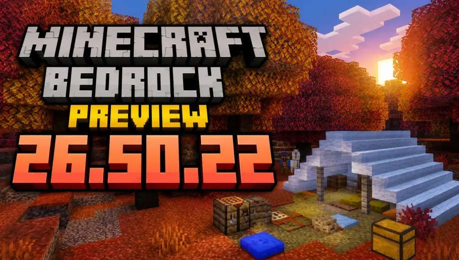 Thumbnail: Minecraft Bedrock Preview 26.50.22: Drop 3 Features are Dafault Now