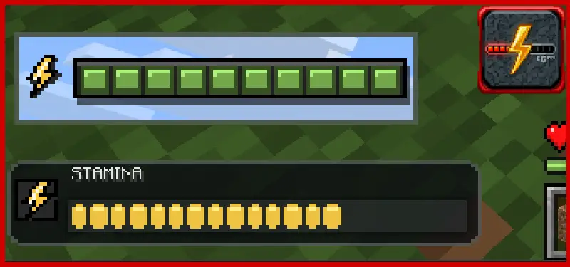 Thumbnail: Stamina Bar [Minecraft Bedrock Addon]