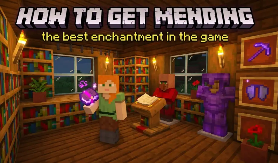 Thumbnail: How to Get Mending in Minecraft Bedrock