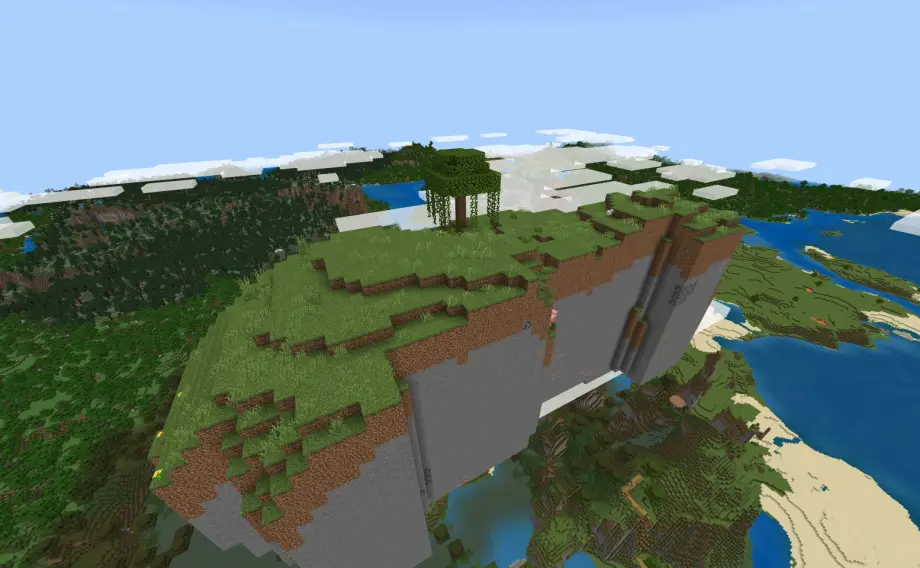 Thumbnail: Floating Island with a Single Tree Spawn Seed