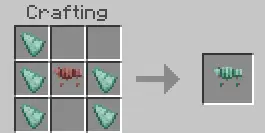 Crafting recipe for wolf armor shown.