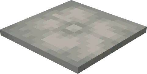 Flat, pixelated grey cushion block