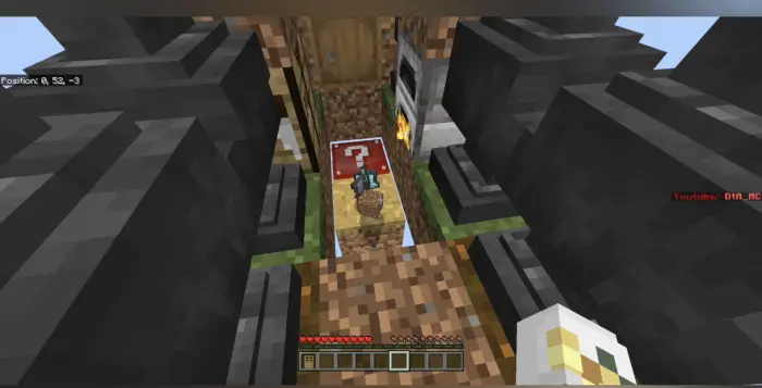 ALT Player stands near a lucky question block.