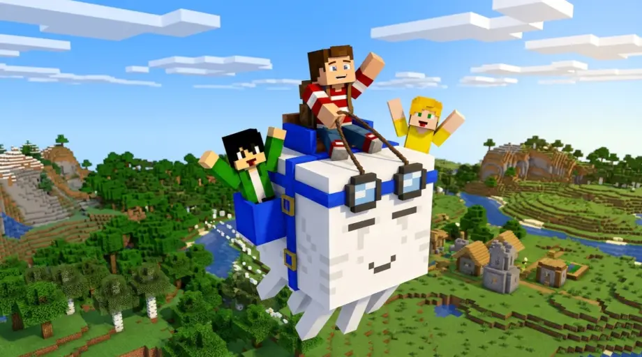 Thumbnail: How to Get a Happy Ghast in Minecraft Bedrock
