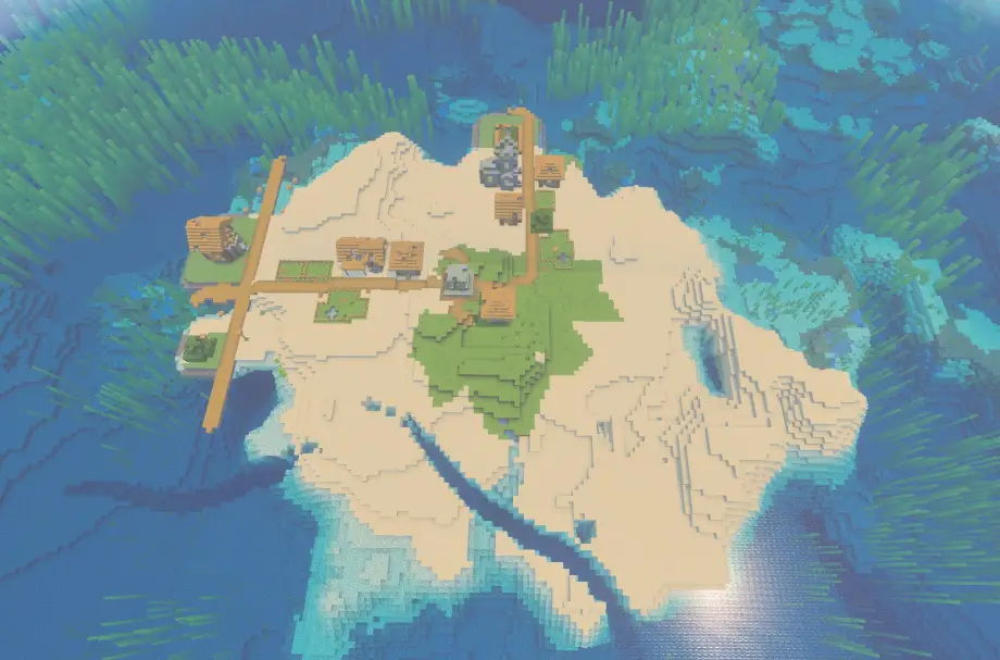 Thumbnail: Isolated Island with Zombie Village Seed