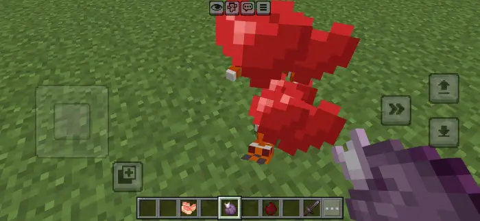 Red bird creature added by Animals Planet mod
