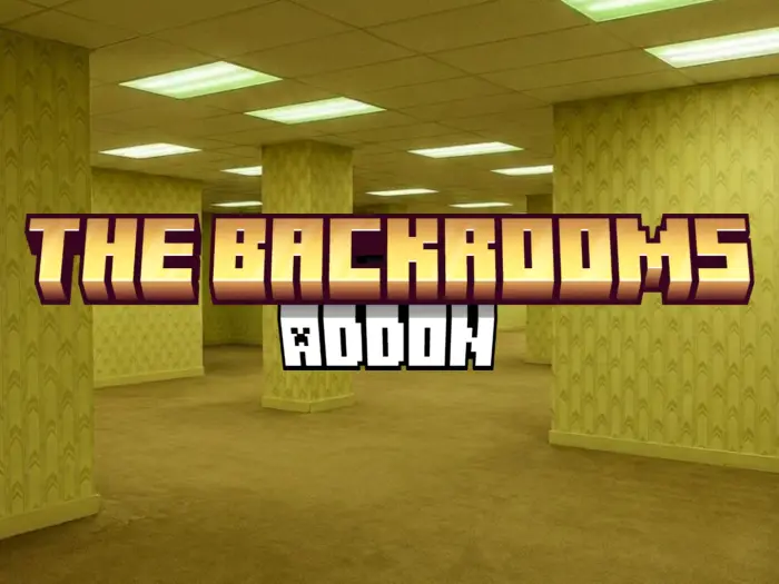 Eerie Backrooms blocks addon logo