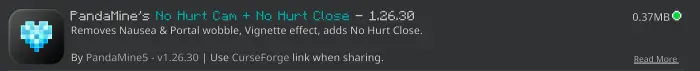 ALT Texture pack removes hurt cam effects