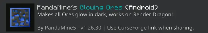 Glowing blue ore block texture icon