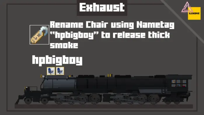 ALT Black steam locomotive side view with text