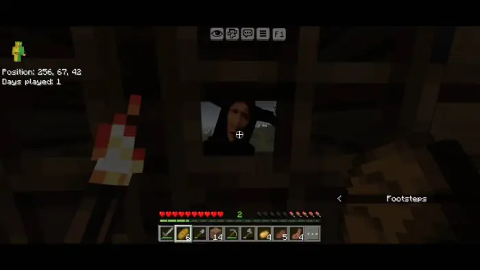 ALT Hooded boss mob seen through bars at night