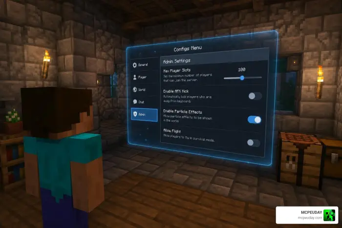 Player views waypoint addon config menu