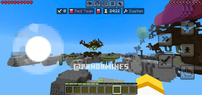 Transparent touch controls with stone D-Pad