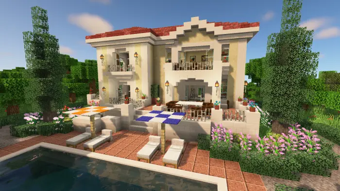 Mediterranean villa with pool and garden