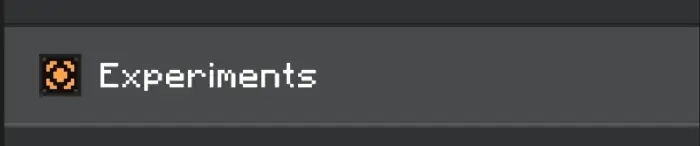 ALT Experiments toggle in mod settings