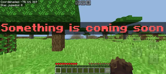 ALT Ominous red warning over grassy forest.