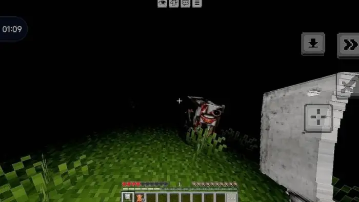 Terrifying monster emerges in dark forest