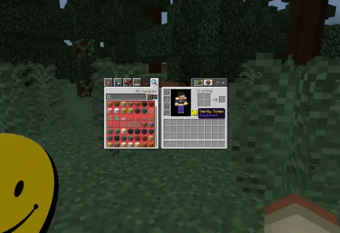 Inventory with Verity Totem emoji icon